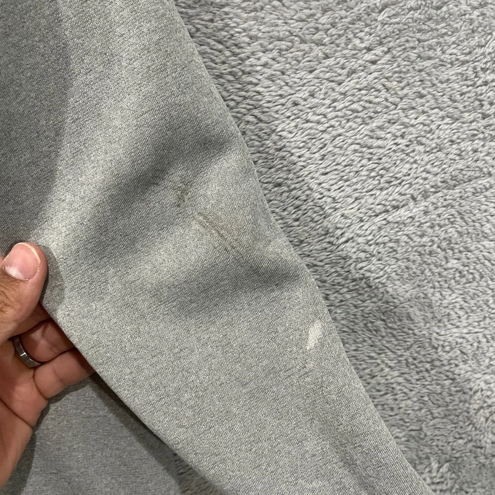 The North Face Hoodie Mens Medium‎ Gray Logo Pullover Sweatshirt Workout Gym